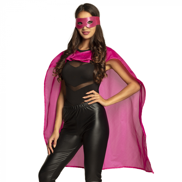 KIT DE SUPER HÉROS MIXTE (Cape + masque - 4 coloris)