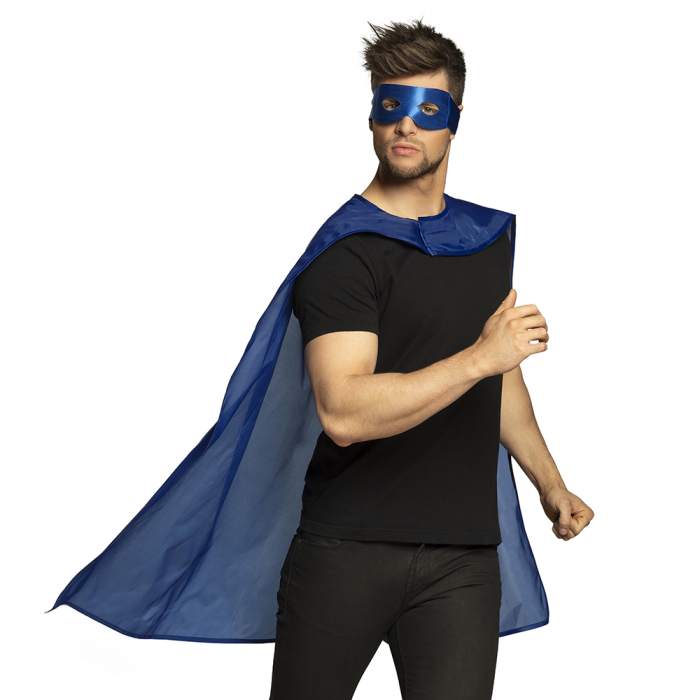 KIT DE SUPER HÉROS MIXTE (Cape + masque - 4 coloris)