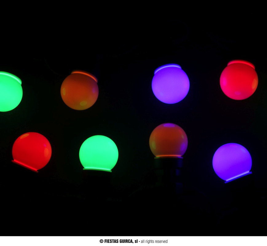 GUIRLANDE ELECTRIQUE (Longueur 4.50m - 10 LED) Rallonge électrique 5 m