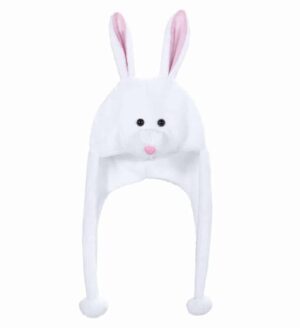 Bonnet echarpe lapin