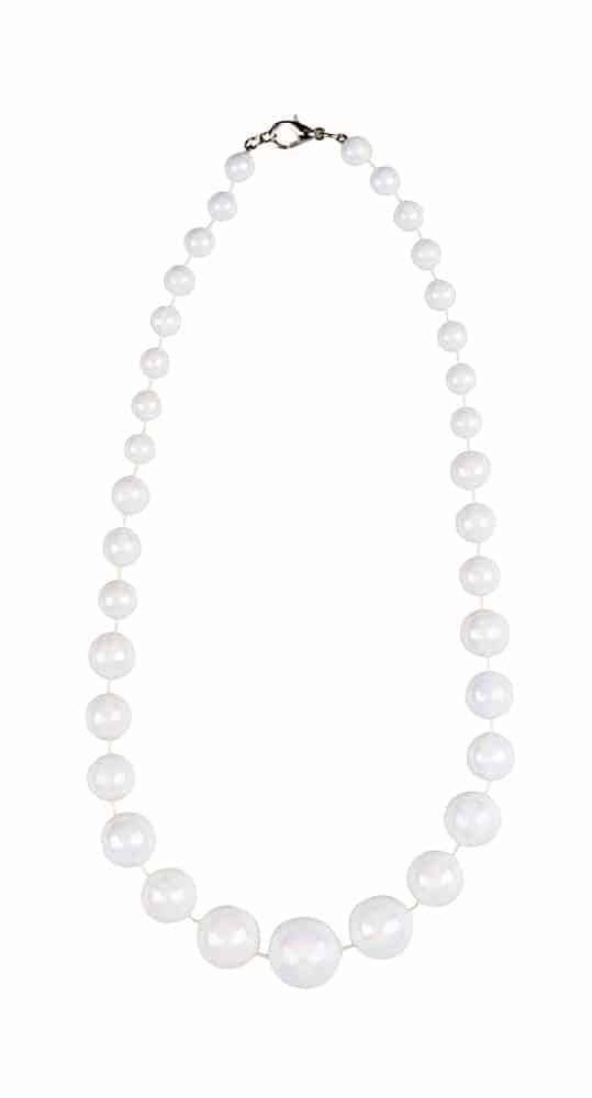COLLIER ANNÉES FOLLES (Collier perles blanches)