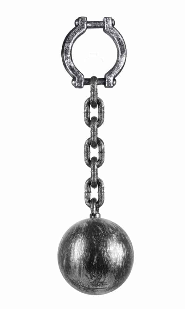BOULET DE PRISONNIER (Boulet XXL avec chaîne)