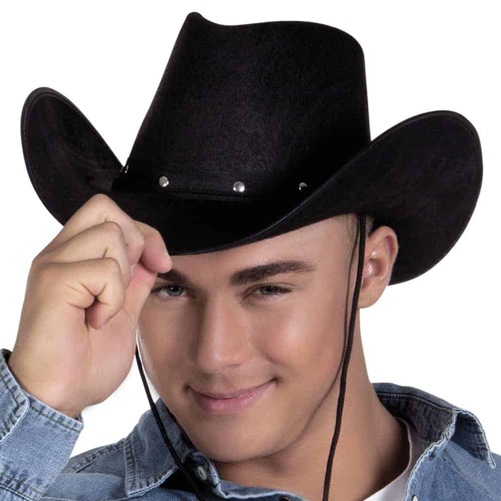 Chapeau rodéo noir