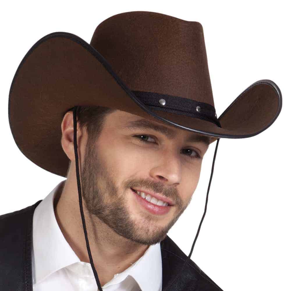 Chapeau rodéo marron