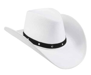 CHAPEAU COW BOY RODÉO (Chapeau blanc) – Image 2