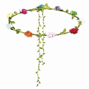 COURONNE AVEC FLEURS (Serre tête - Fleurs assorties) – Image 2