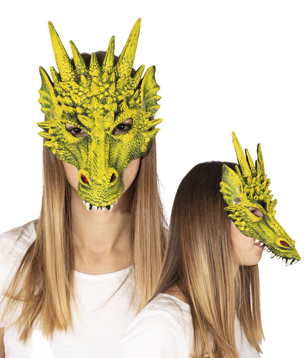 MASQUE DE DRAGON  (Demi masque - Dragon)