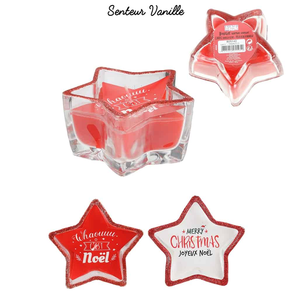 BOUGIES ETOILE NOEL