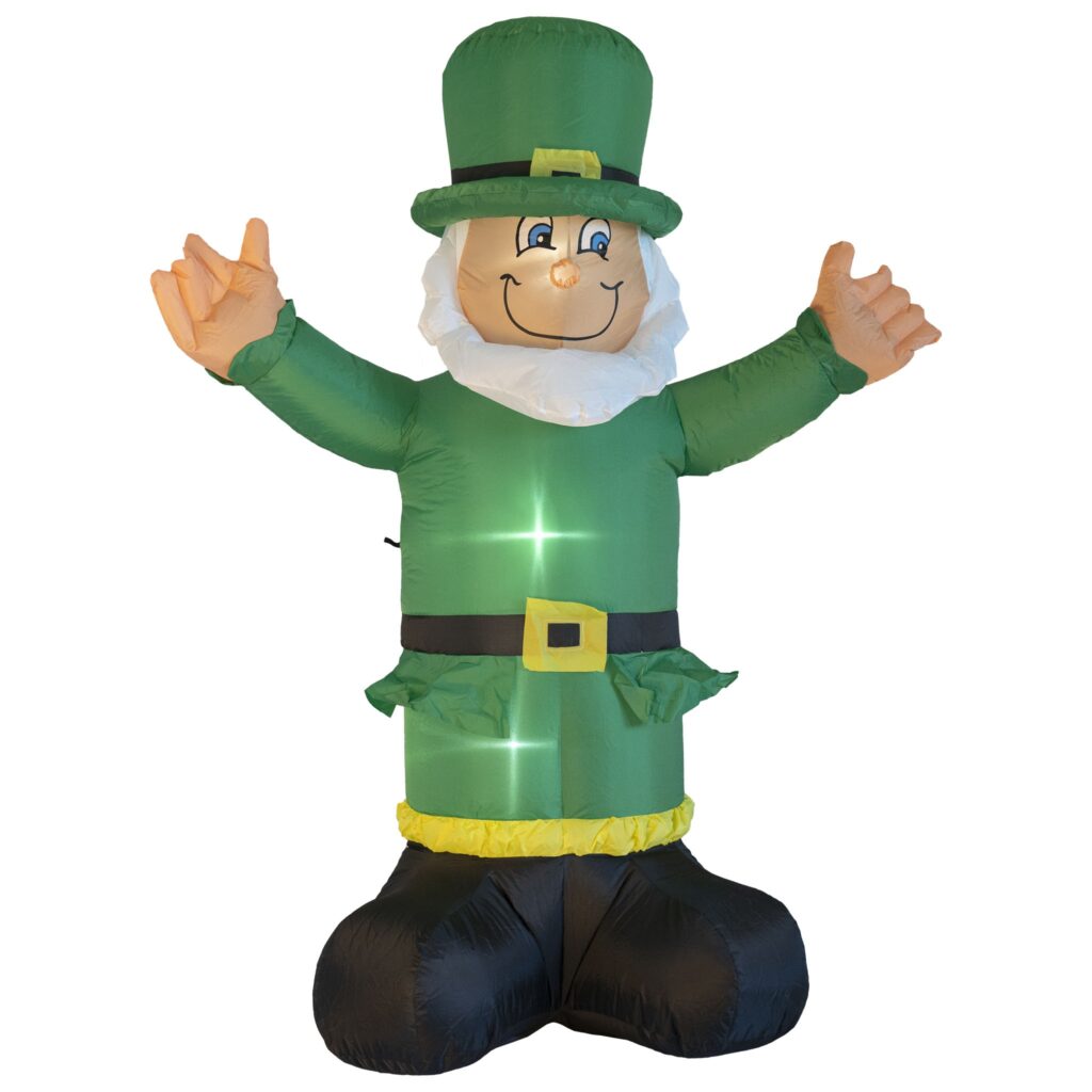 GONFLABLE SAINT PATRICK  (Auto gonflant lumineux) Hauteur 180 cm