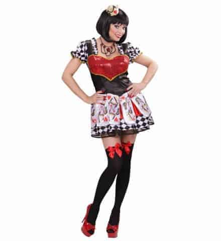 COSTUME DAME DE COEUR (Robe + mini-couronne) Tailles adultes - Démo vidéo