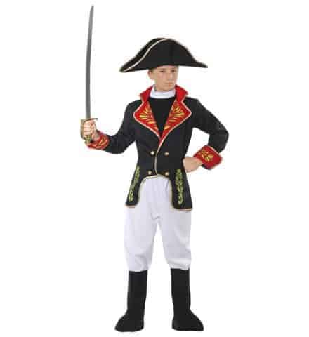 TENUE NAPOLÉON ENFANT (Veste, pantalon et chapeau) de 5 à 13 ans - avec surbottes