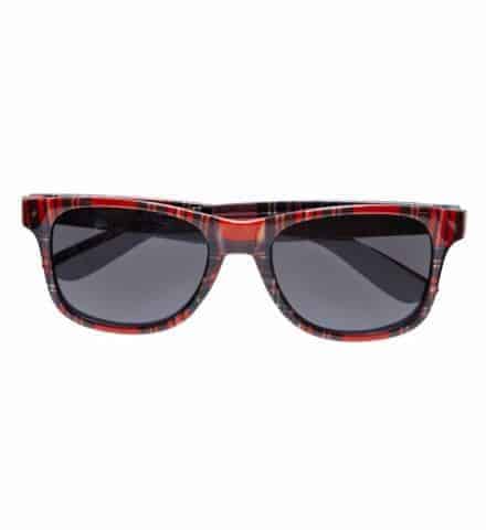 LUNETTES TARTAN ROUGE