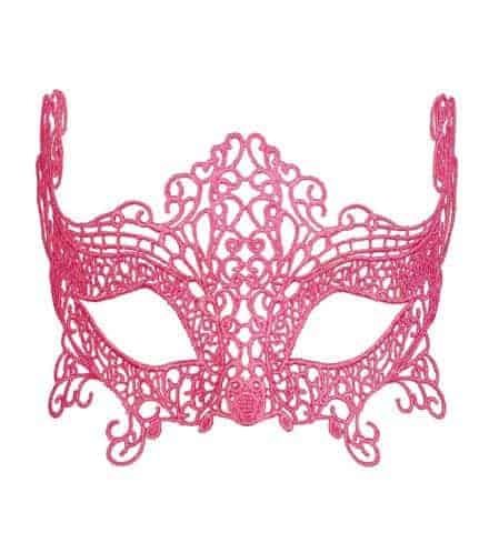 LOUP DENTELLE ROSE NÉON