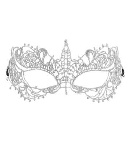 LOUP MÉTAL IVOIRE DENTELLE