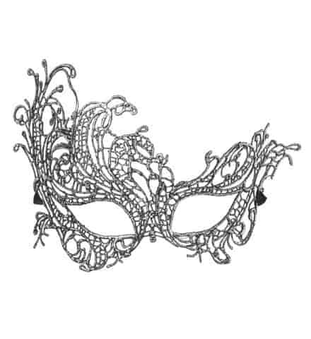 LOUP ANTIQUE DENTELLE (Masque baroque argent)