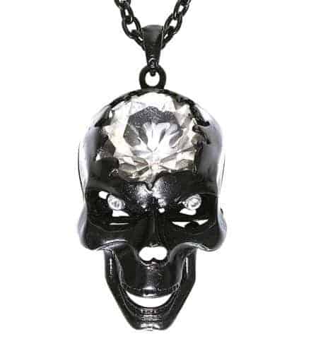 COLLIER CRANE DIAMANT (Crane et pierre de cristal)