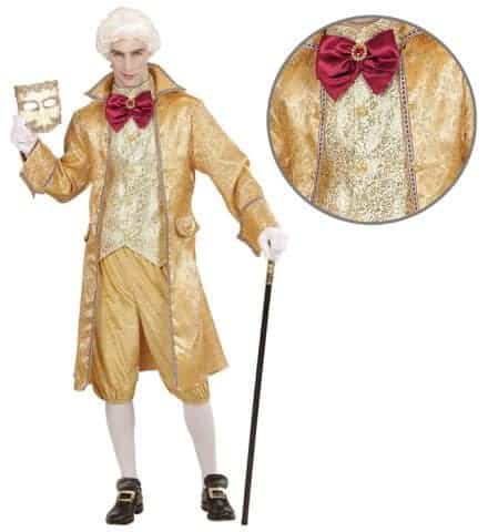COSTUME NOBLE VÉNITIEN (Veste, gilet, pantalon) Tailles adultes - Démo vidéo