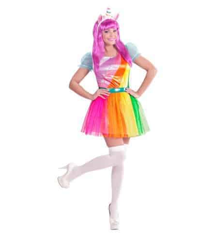 DÉGUISEMENT DE LICORNE (Robe + serre tête à corne) Tailles adultes - Démo vidéo