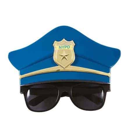 LUNETTES POLICIER (Casquette + lunettes)