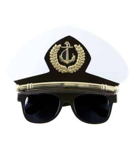 LUNETTES CAPITAINE (Casquette + lunettes)