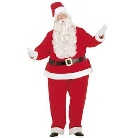 COSTUME SUPER PÈRE NOEL (Costume avec cerceau) Taille adulte unique