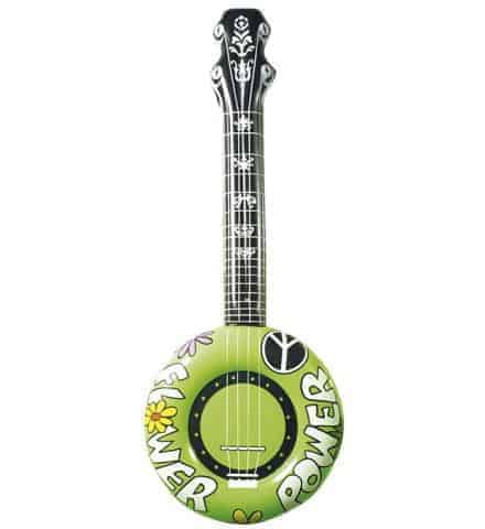 Banjo gonflable vert