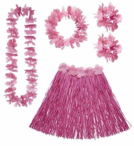 SET HAWAÏEN ROSE FUN (Pack Hawaïen 7 accessoires) Démo vidéo