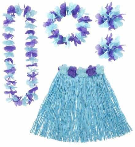 SET HAWAÏEN BLEU FUN (Pack Hawaïen 7 accessoires) Démo vidéo