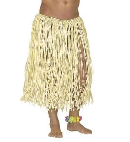 JUPE HAWAÏENNE RAPHIA (Couleur naturelle 78 cm)
