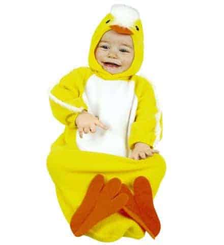 SAC A DODO POUSSIN (Déguisement bébé 0-9 mois)