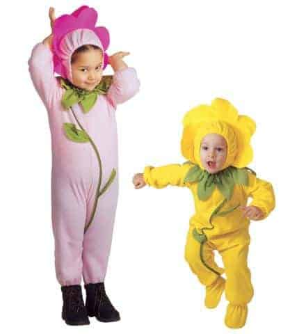 COSTUME PETITE FLEUR (Pack 6 costumes 2 coloris) Tailles 2/3 ans et 3/4 ans