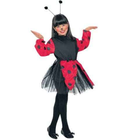ROBE JEUNE COCCINELLE (Antennes, robe et ailes) Tailles enfants