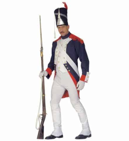 COSTUME DE GRENADIER (Tenue de soldat de l'empire) Tailles adultes