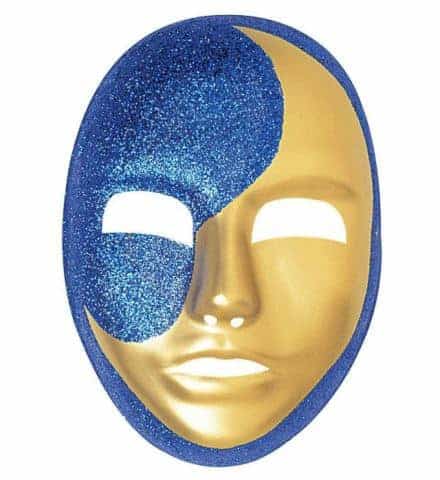 MASQUE LUNE BRILLANT (Masque en plastique)