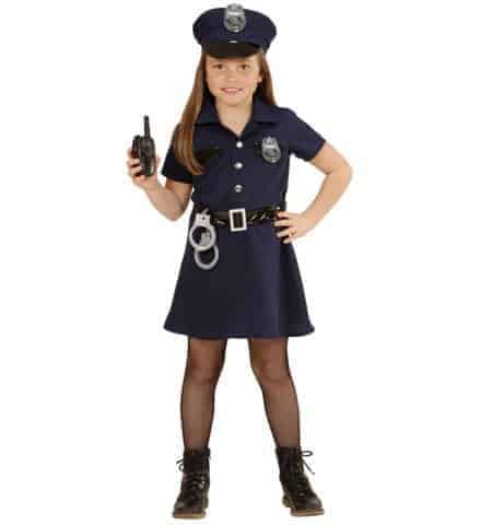 COSTUME PETITE POLICIÈRE (Robe, ceinture, menottes) Képi + radio - Démo vidéo