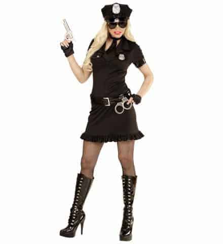 COSTUME DE POLICIÈRE (Robe, ceinture, cravate) Gants et Képi - Démo vidéo