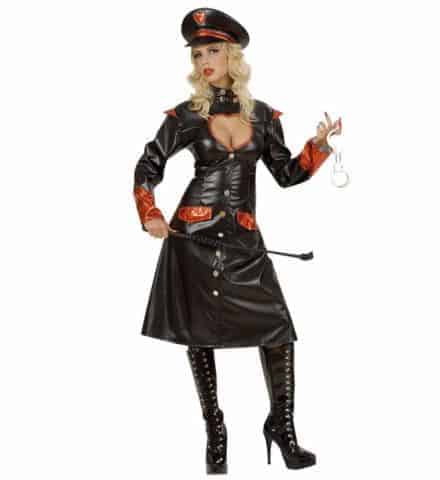 MANTEAU DE DOMINATRICE (Manteau avec chapeau) Tailles adultes