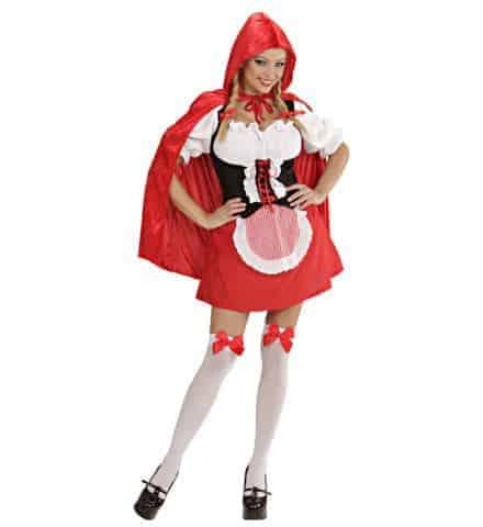 COSTUME CHAPERON ROUGE (Haut, corset, jupe, tablier) Tailles adultes - Démo vidéo