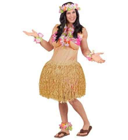 FEMME FORTE HAWAÏENNE (Cerceau, bikini et jupe) Taille unique - Démo vidéo