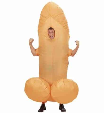 COSTUME ZIZI GONFLABLE (Costume auto gonflant) Taille unique adulte