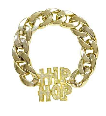 BRACELET DORÉ HIP HOP