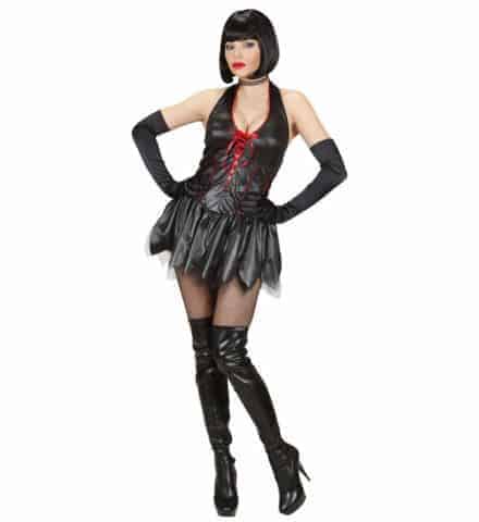ROBE NOIRE DOMINATRICE (Tailles adultes)