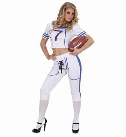 FOOTBALLEUSE AMÉRICAINE (T-shirt avec pantalon) Tailles adultes