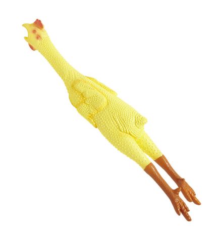 POULET EN CAOUTCHOUC (Décoration humoristique)