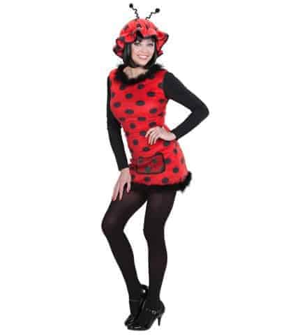 ROBE COCCINELLE ADULTE (Robe courte avec chapeau) Tailles adultes - Démo vidéo