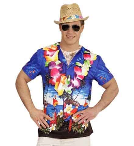 T-SHIRT HAWAÏEN HOMME (Impression photo réaliste) Tailles adultes - Démo vidéo