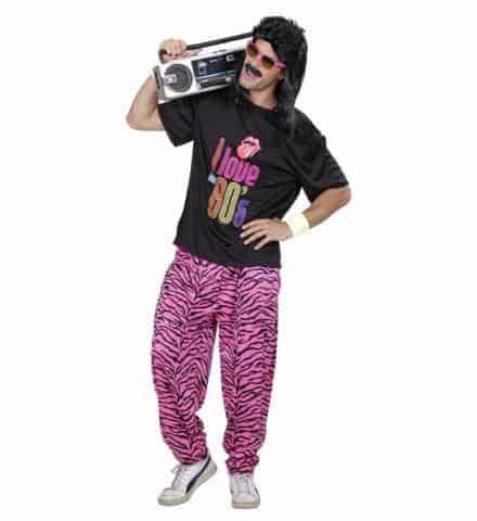 HOMME DES ANNÉES 80 (Pantalon Baggy et T-shirt) Tailles adultes - Démo vidéo