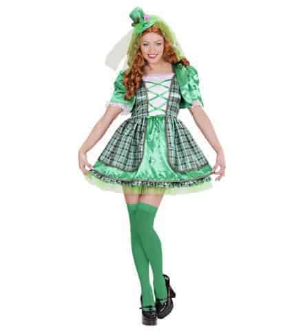 COSTUME D'IRLANDAISE (Robe, veste, mini-chapeau) Tailles adultes - Démo vidéo