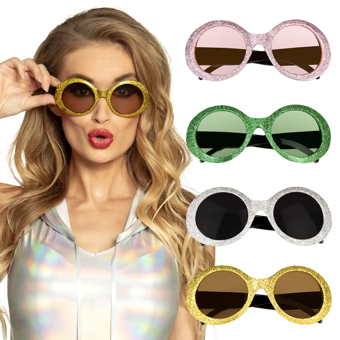 LUNETTES JACKIE PAILLETTES (Assortiment 4 coloris)