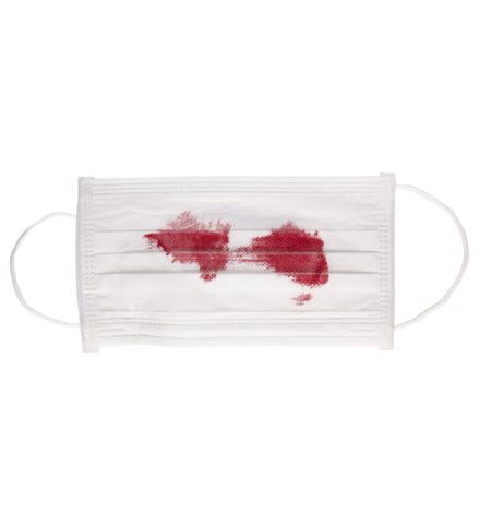MASQUE DE CHIRURGIEN (Masque bouche sanglante)